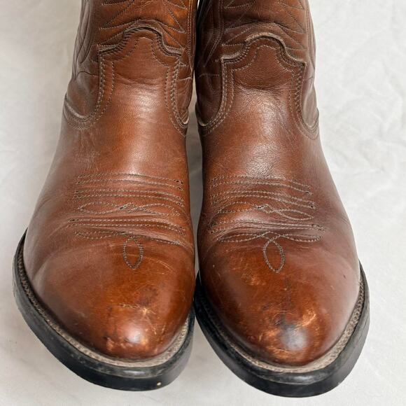 Vintage Red Wing Pecos Brown Leather Western Cowboy Boots Size US 8.5 D - Picture 7 of 8